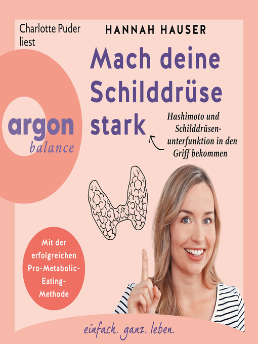 Title details for Mach deine Schilddrüse stark--Wie du Hashimoto und Schilddrüsenunterfunktion in den Griff bekommst (Ungekürzte Lesung) by Hannah Hauser - Wait list